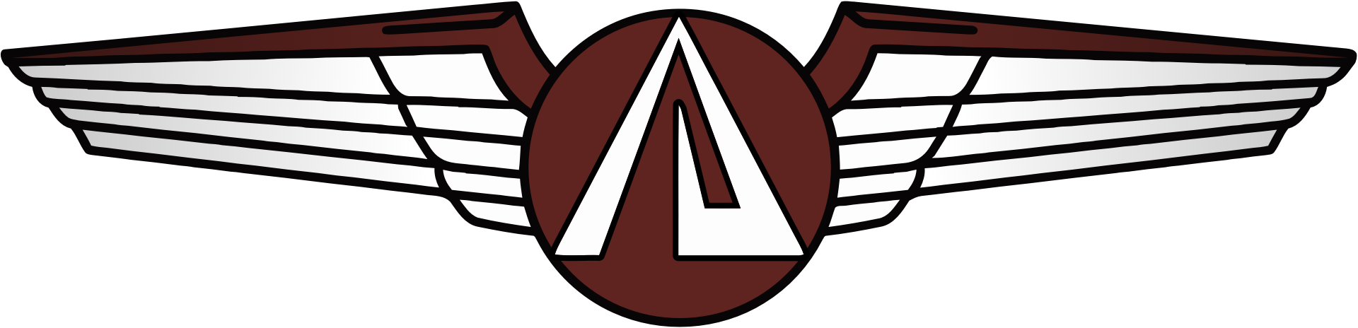 Omniaero Wings - Aviation Wings Logo Png (1920x464), Png Download