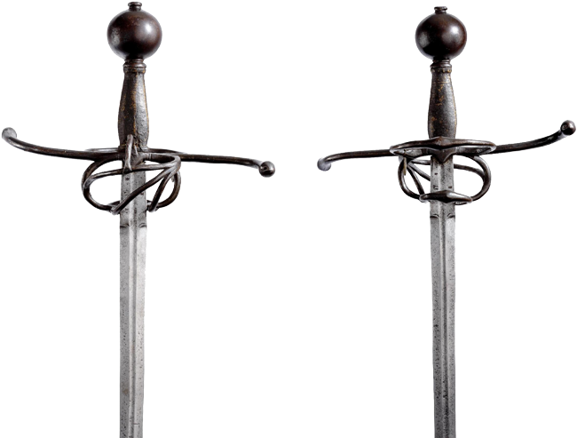 A Military Rapier Circa 1580 - War Rapier (700x525), Png Download