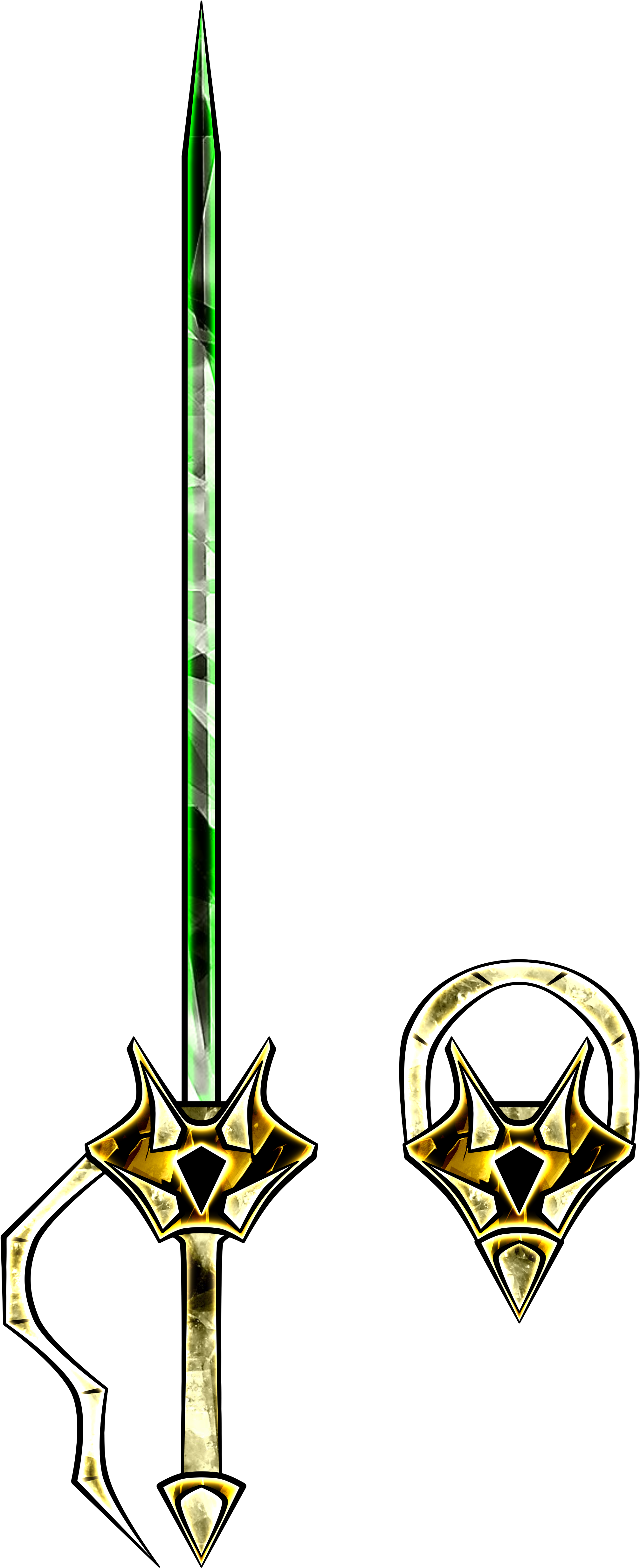 Nixynt's Rapier - Rapier (2500x5000), Png Download