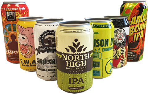 Craft Beer System For Decorating Craft Beer Cans - Shrink Sleeve Beer Cans (525x370), Png Download