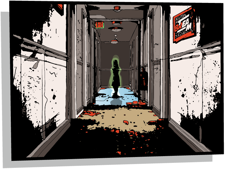 Team Break Lille Haunted Room (769x577), Png Download