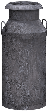 Milk Can Grey - Milk Can Clipart Transparent (400x400), Png Download