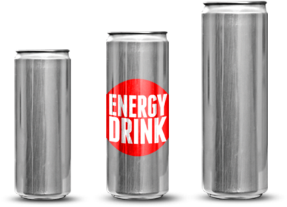 Cans We - Energy Drink Without Label (426x314), Png Download