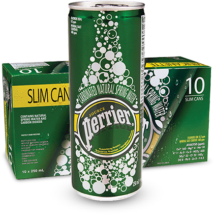 Alt Text Placeholder - Perrier Sparkling Mineral Water 8.45 Oz Can - Case (600x675), Png Download