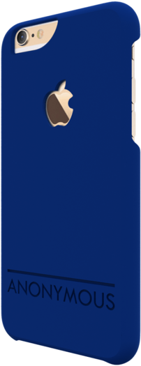 Jet Blue Anonymous Case For Iphone 6 Gold Left View - Iphone 6 Cases Chef (267x527), Png Download