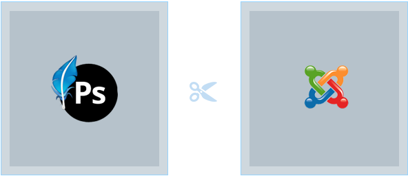 Joomla - Graphic Design (592x256), Png Download