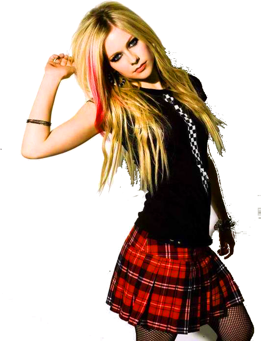 Avril Lavigne Png Image - Avril Lavigne Look (541x720), Png Download