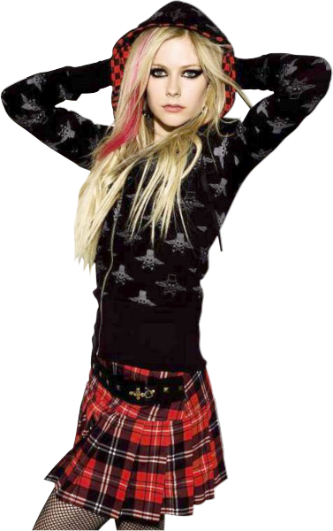• Avril Lavigne Png - Avril Lavigne Outfit Best Damn Thing (377x600), Png Download