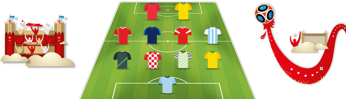 View Winners Mcdonald's Fifa World Cup™ Fantasy - Fifa Dream Team 2018 World Cup (1200x400), Png Download