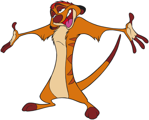 Timon Lion King Characters Png Full Size Png Download Seekpng