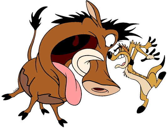 Timon And Pumbaa Png - Simba Book (533x410), Png Download