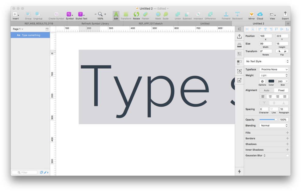 This Is A Selected Text Layer In Sketch - Multimedia Software (1000x639), Png Download