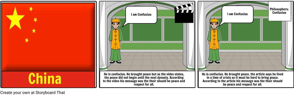 Confucius - Cartoon (1164x385), Png Download