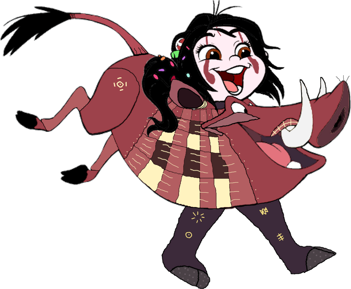 The Lion King's Timon And Pumbaa Images Vanellope Dressed - Lion King 2 Musical (1254x954), Png Download
