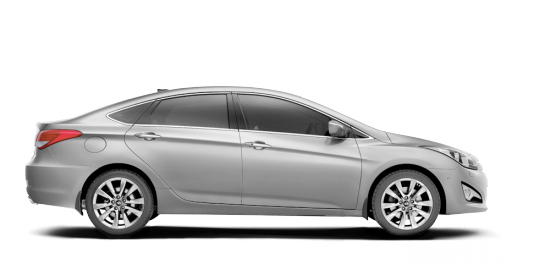 Hyundai I40 - Hyundai I40 Side View (550x275), Png Download