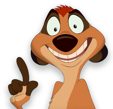 Timon - Timon And Pumbaa (439x422), Png Download