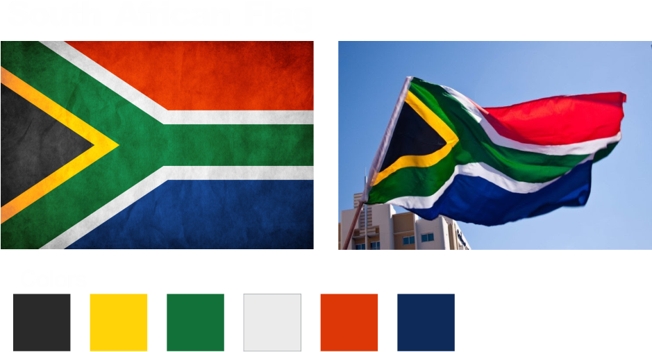 I - South African Flag Flying (1000x563), Png Download