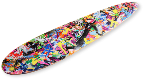Martin Whatson X Honey Badger Decks - Surfboard (500x500), Png Download