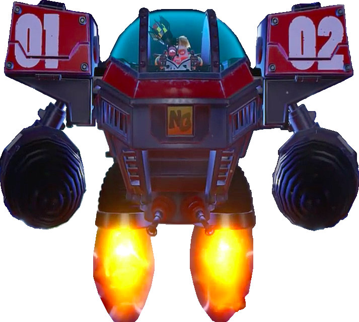Crash Bandicoot N - Dr N Gin Mech (713x641), Png Download