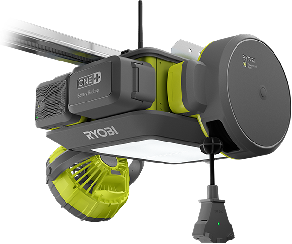 Ryobi Garage Door Opener With New Smart Unit - Ryobi Ultimate Garage Door Opener (600x500), Png Download