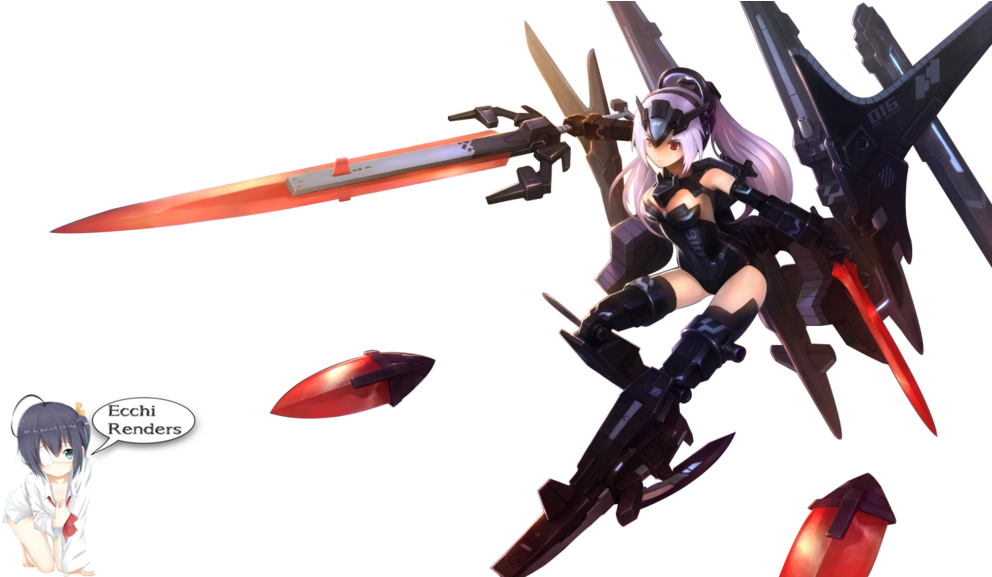 Anime Mech Png - Mecha Anime Girl (1024x576), Png Download