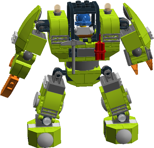 Mining Mech Revamp 1 - Military Robot (1126x576), Png Download