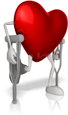 Braces And Crutches When Do They Help And When Do They - Heart Crutch (300x400), Png Download