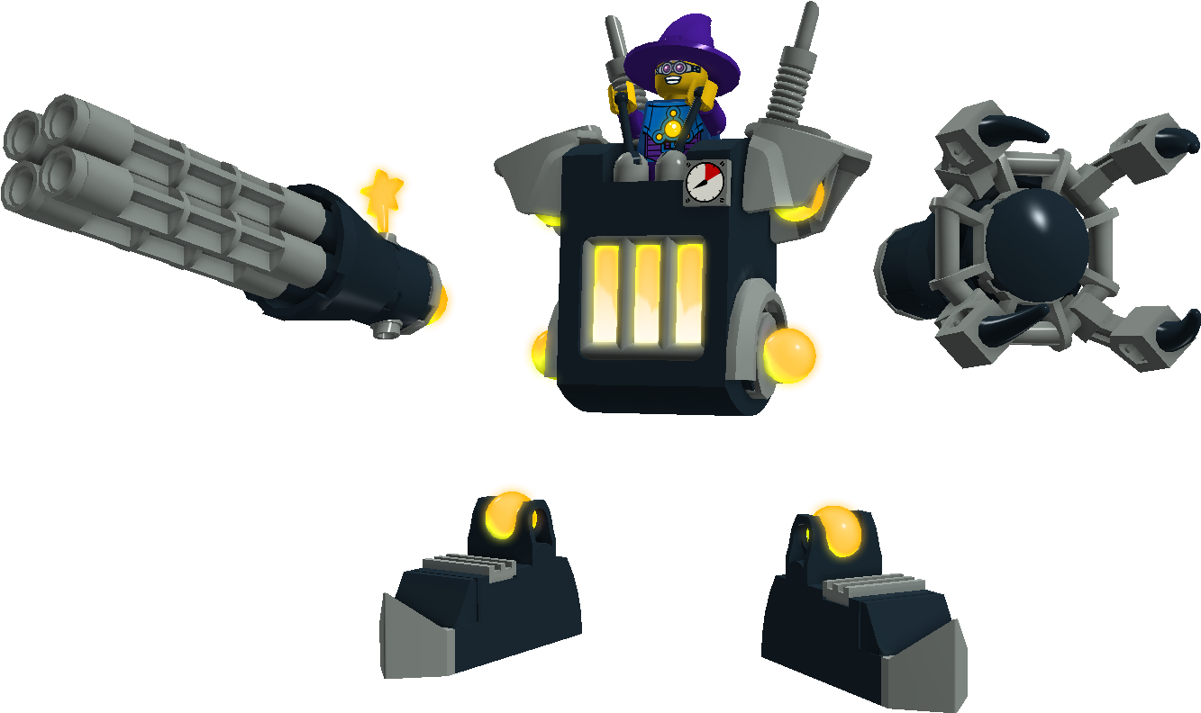 5716b82a404db Wizardmech1 - Action Figure (1477x901), Png Download
