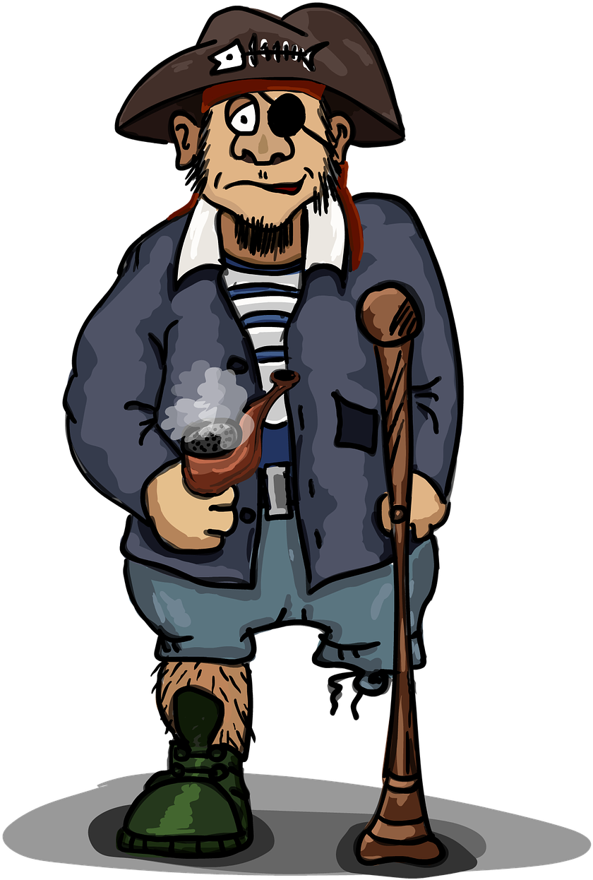 Throw Away Your Crutches - Happy Talk Like A Pirate Day (1280x1280), Png Download