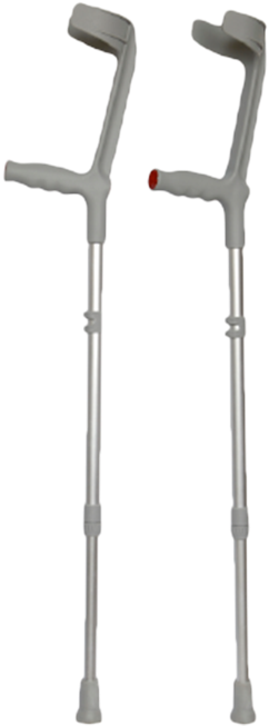 Elbow Crutches - Béquilles Médicales (542x704), Png Download