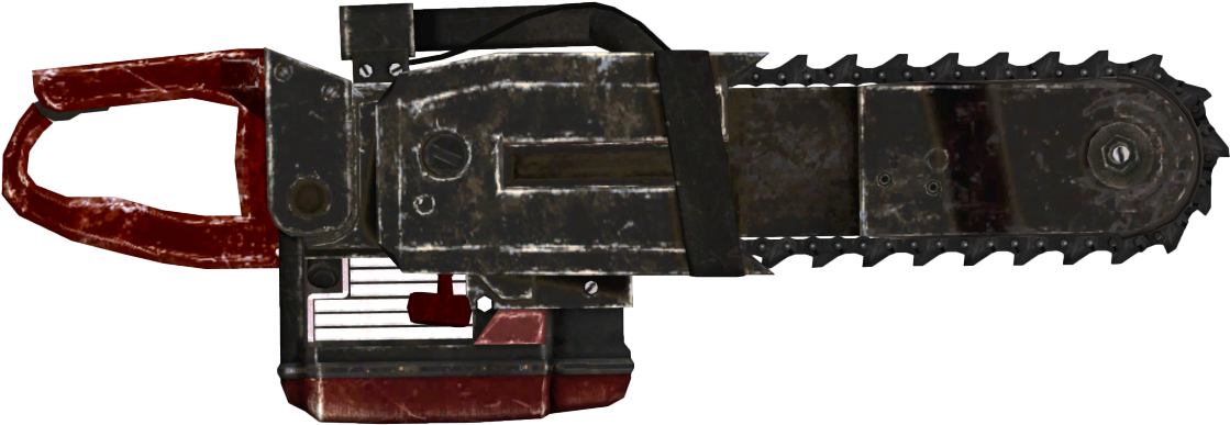 The Vault Fallout Wiki - Fallout New Vegas Chainsaw (1200x480), Png Download