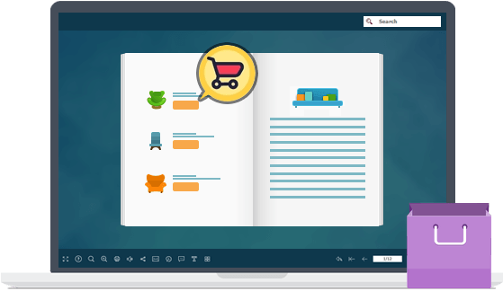 Sell Products Online With Shopping Catalog - Online Catalog Icon (620x324), Png Download