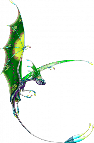 Species, Butterfly Dragon - Butterfly Dragon (300x456), Png Download