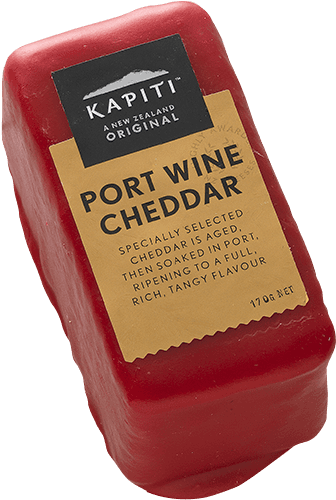 Kāpiti Portwine Cheddar Cheese - Cheese (800x625), Png Download