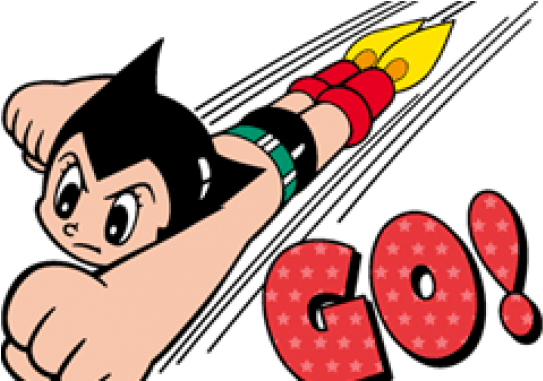 Astro Boy Line Sticker (630x380), Png Download