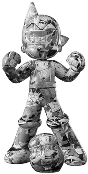 Astro Boy Blue Print (498x498), Png Download