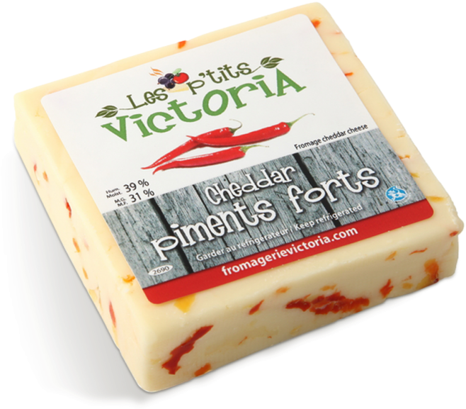 Les P'tits Victoria Cheddar - Cheddar Cheese (750x750), Png Download