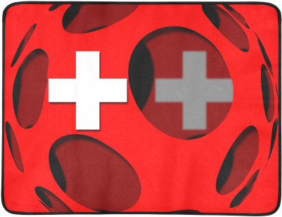 The Flag Of Switzerland Beach Mat - Switzerland (500x500), Png Download