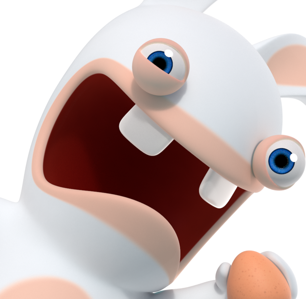 Rayman Raving Rabbids Png (1062x1040), Png Download
