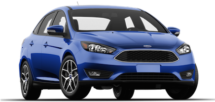A Blue 2018 Ford Focus - 2018 Ford Focus (530x293), Png Download