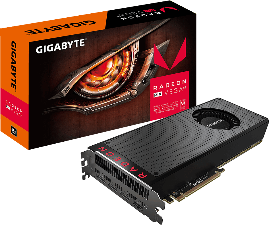 Gigabyte Rx Vega 64 8g Graphics Card (1000x1000), Png Download