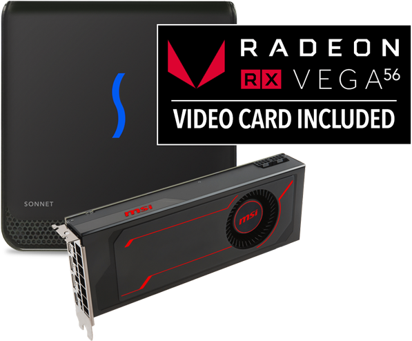 Egfx Breakaway Box 550 Bundle - Radeon Rx Vega 56 (600x500), Png Download