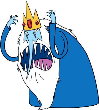 Hora De Aventura Rei Gelado Png - Adventure Time Young Marceline And Iceking (456x459), Png Download