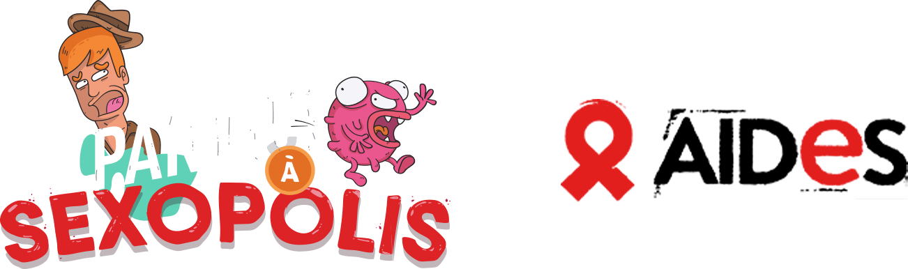 Panic In Sexopolis The First Collaborative Comic Book - Logo Aides (1302x386), Png Download
