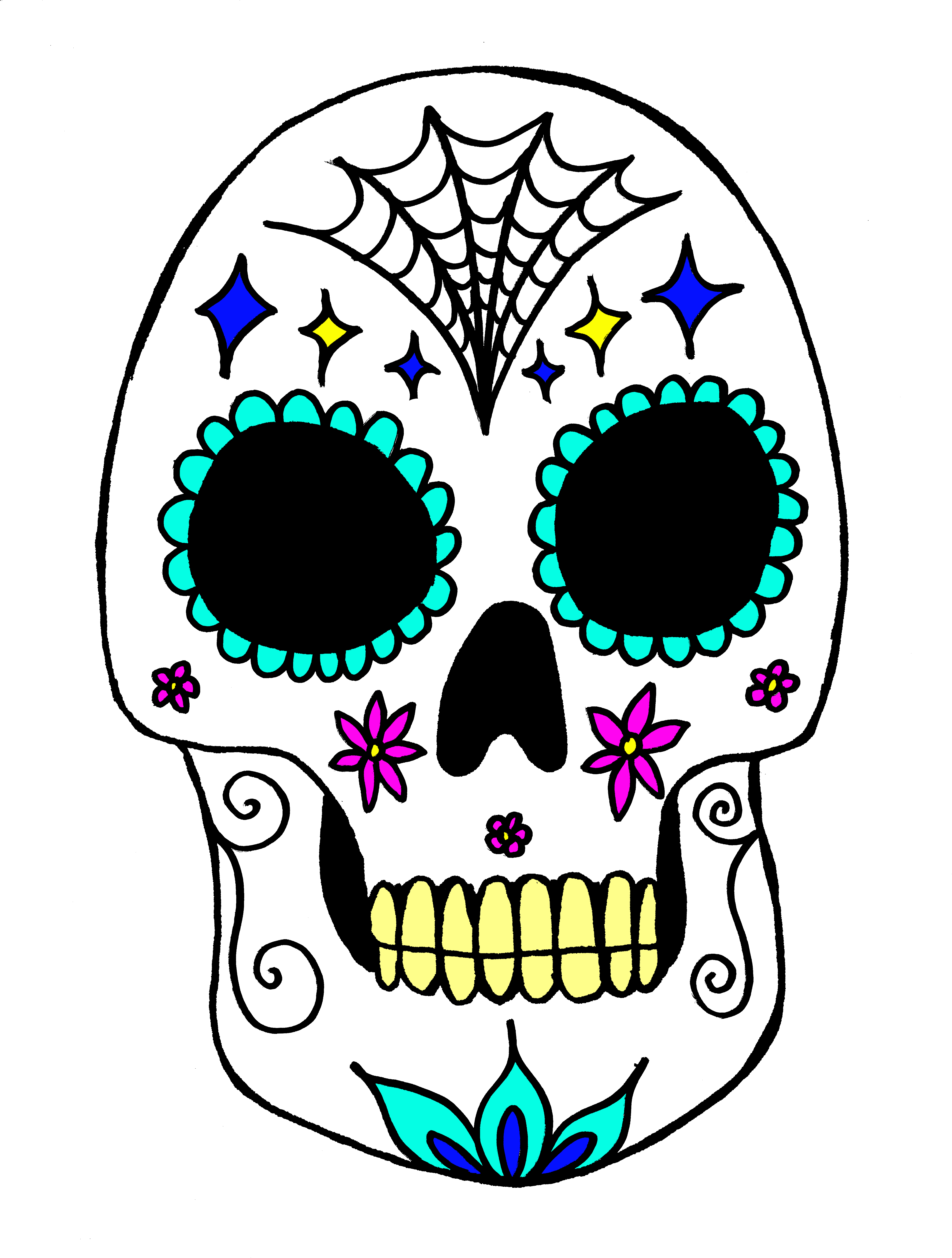 Calavera (5052x6791), Png Download