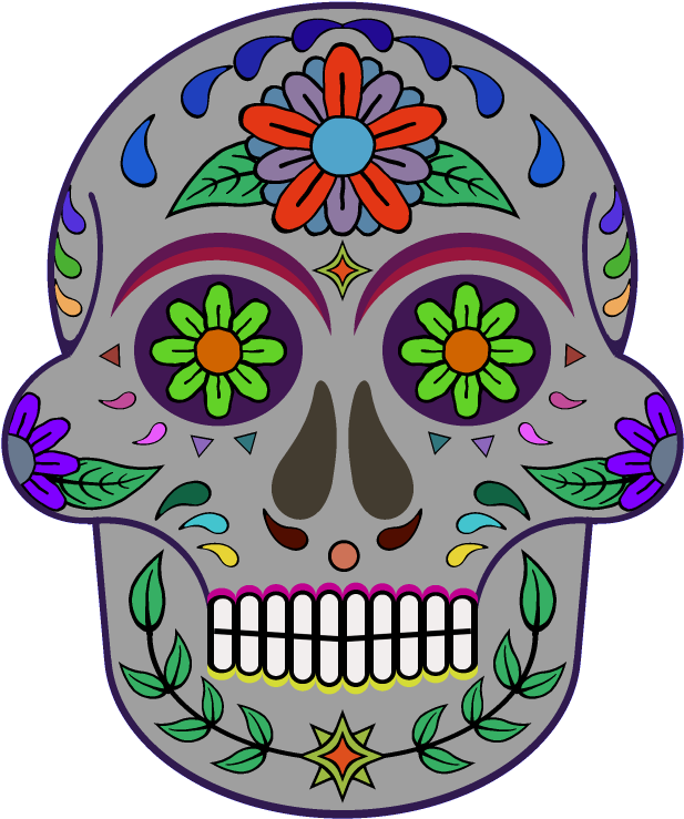 Day Of The Dead 800 X 800 Png Transparent - Portable Network Graphics (800x800), Png Download
