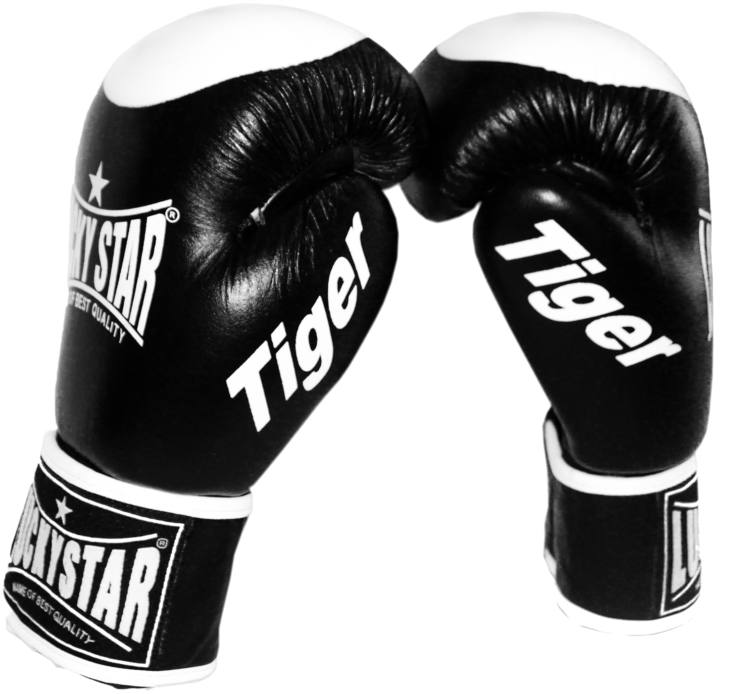Lucky Star Boxing Gloves Leather “tiger” Black - Lucky Star Boxing (1500x1500), Png Download