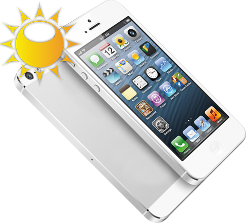 Iphone 5, 5s, 5c Protek Hd Anti-glare Screen Protector - Iphone 5s Gold 2016 Price (487x441), Png Download