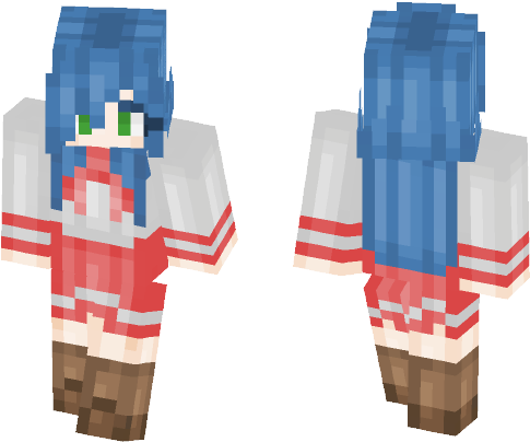 Izumi Konata {lucky Star} - Flag (584x497), Png Download