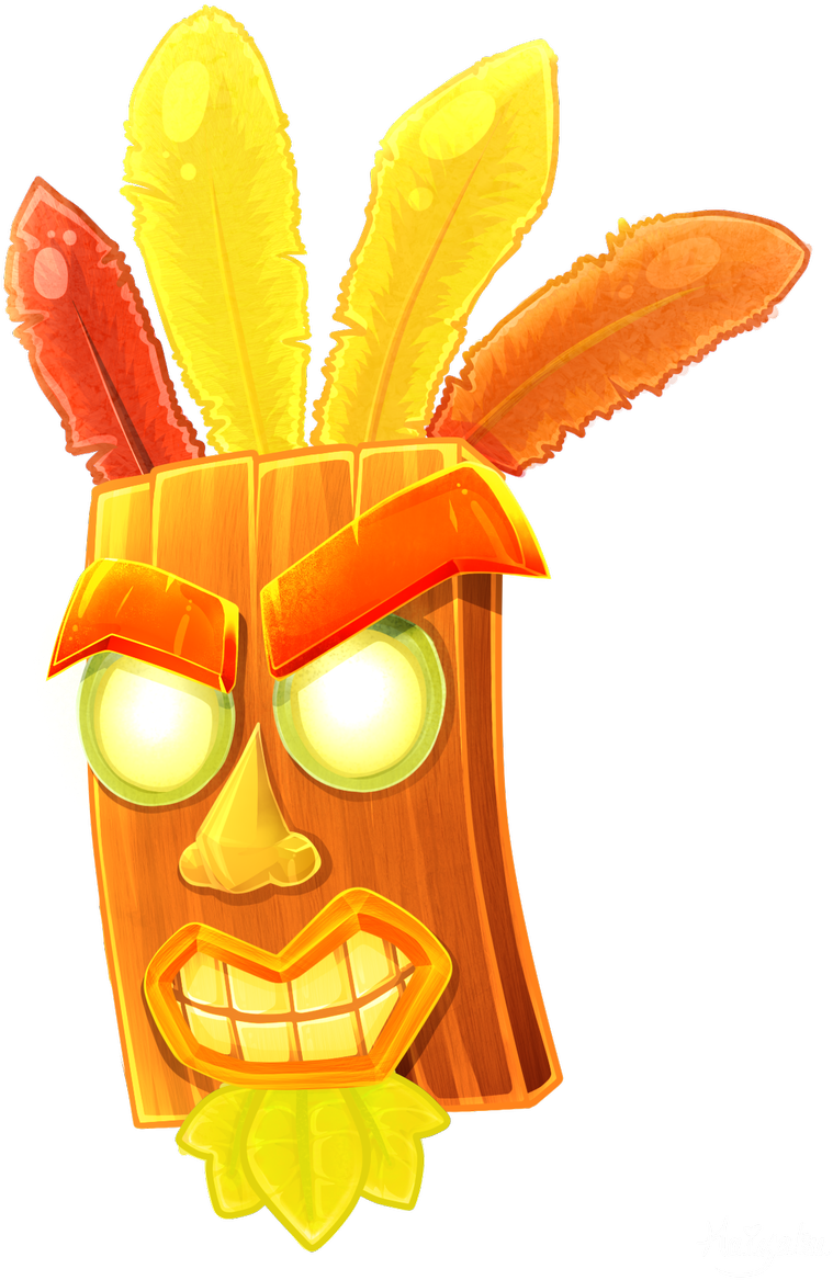 Here's My Favourite Little Septiceye Sam With Aku Aku - Drawing (923x1200), Png Download